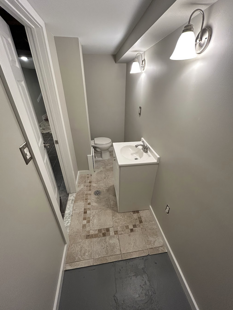 Bathroom Drywall installation